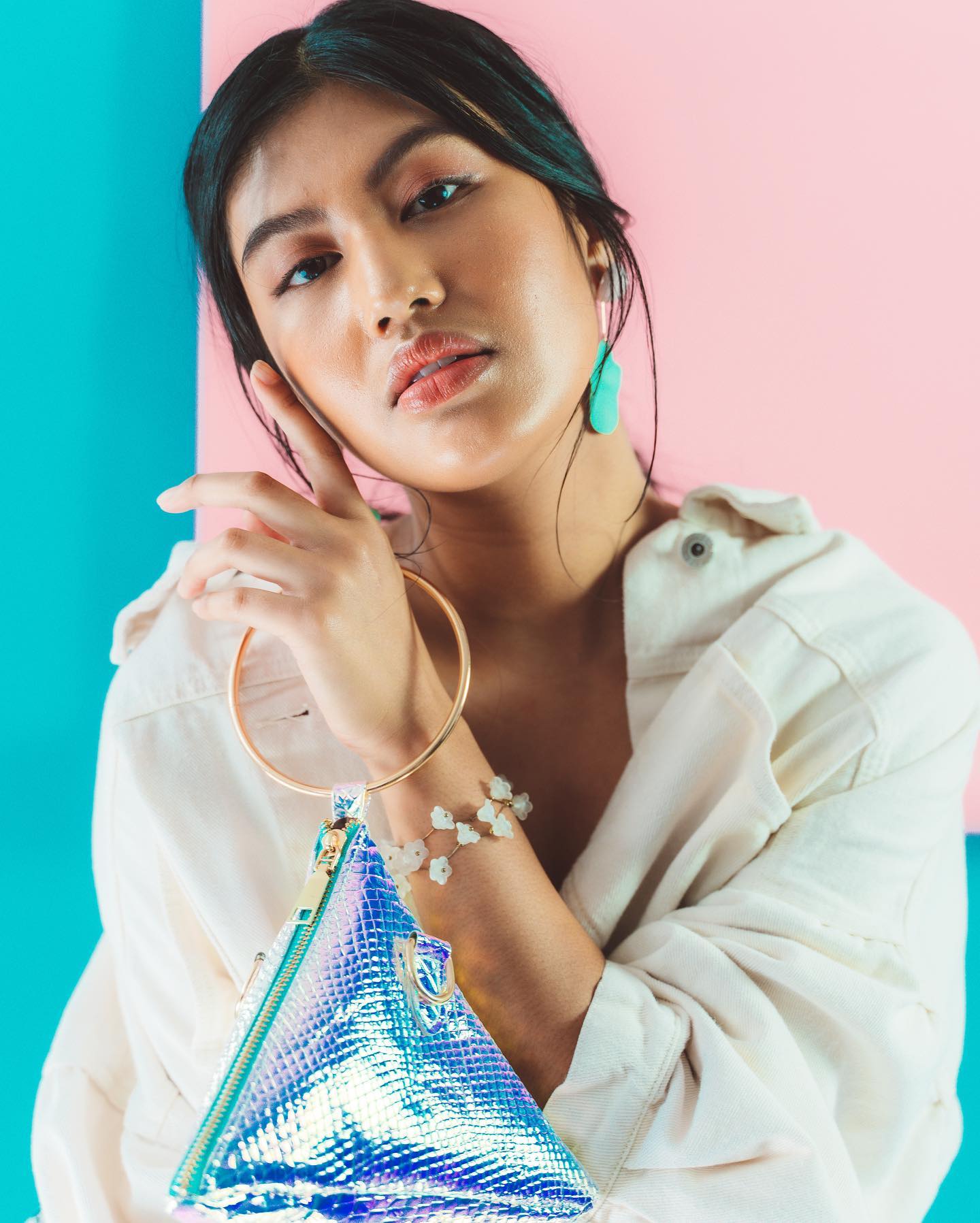 KILLED IT WITH THE COLOR. . The blessing - She knows how to work work WORK! Photographers, keep an eye on this one ☝️ The best stylist and MUA . . . # The best assistant. Commercial photography by Mark Nikolai, New York City.